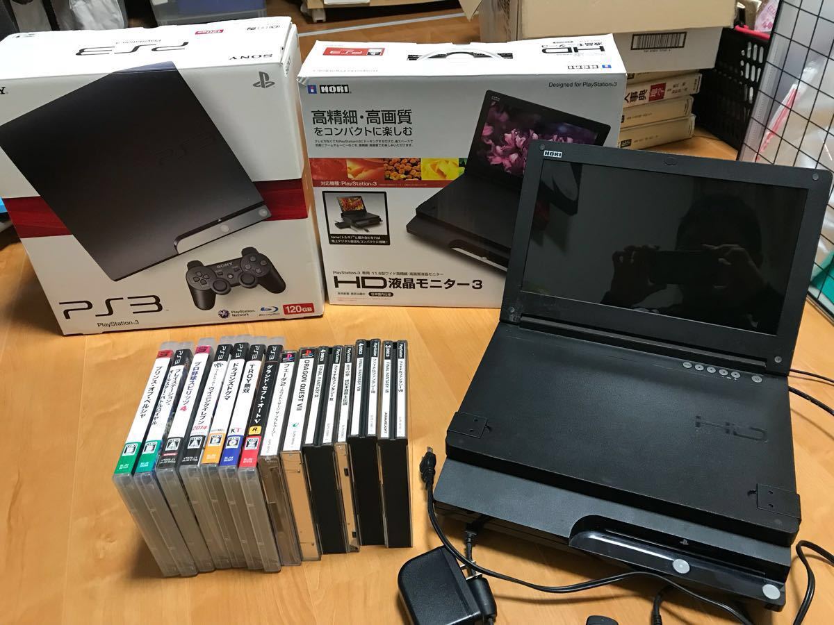 ps3 ソフトセット hd液晶モニター3 付き ダブルドラゴンネオン