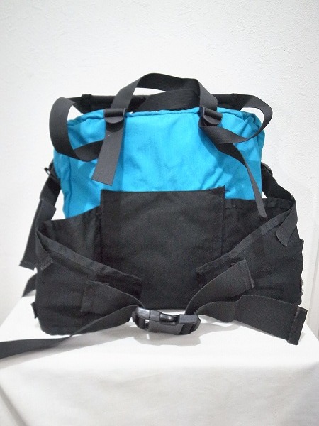 MOUNTAINSMITH 90s USA製 DAY PACK 白山タグ ターコイズ マウンテンスミス/アメリカ製/デイパック/ウエストバッグ