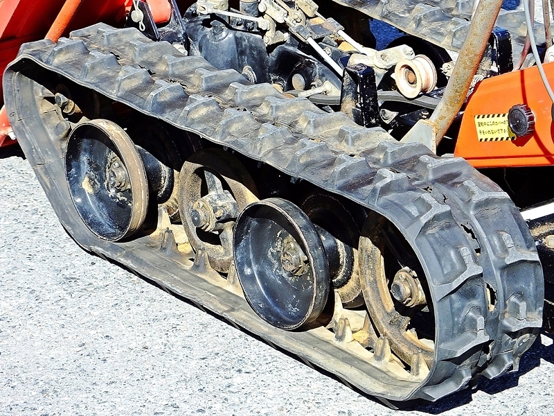 群馬】マメトラ 運搬車 クローラーカート SC-10 手動ダンプ 積載200kg 