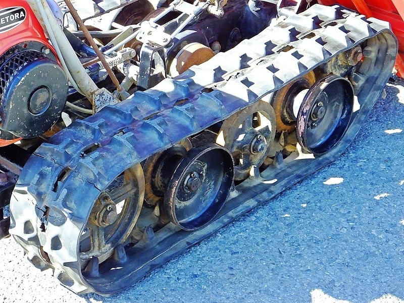 群馬】マメトラ 運搬車 クローラーカート SC-10 手動ダンプ 積載200kg 