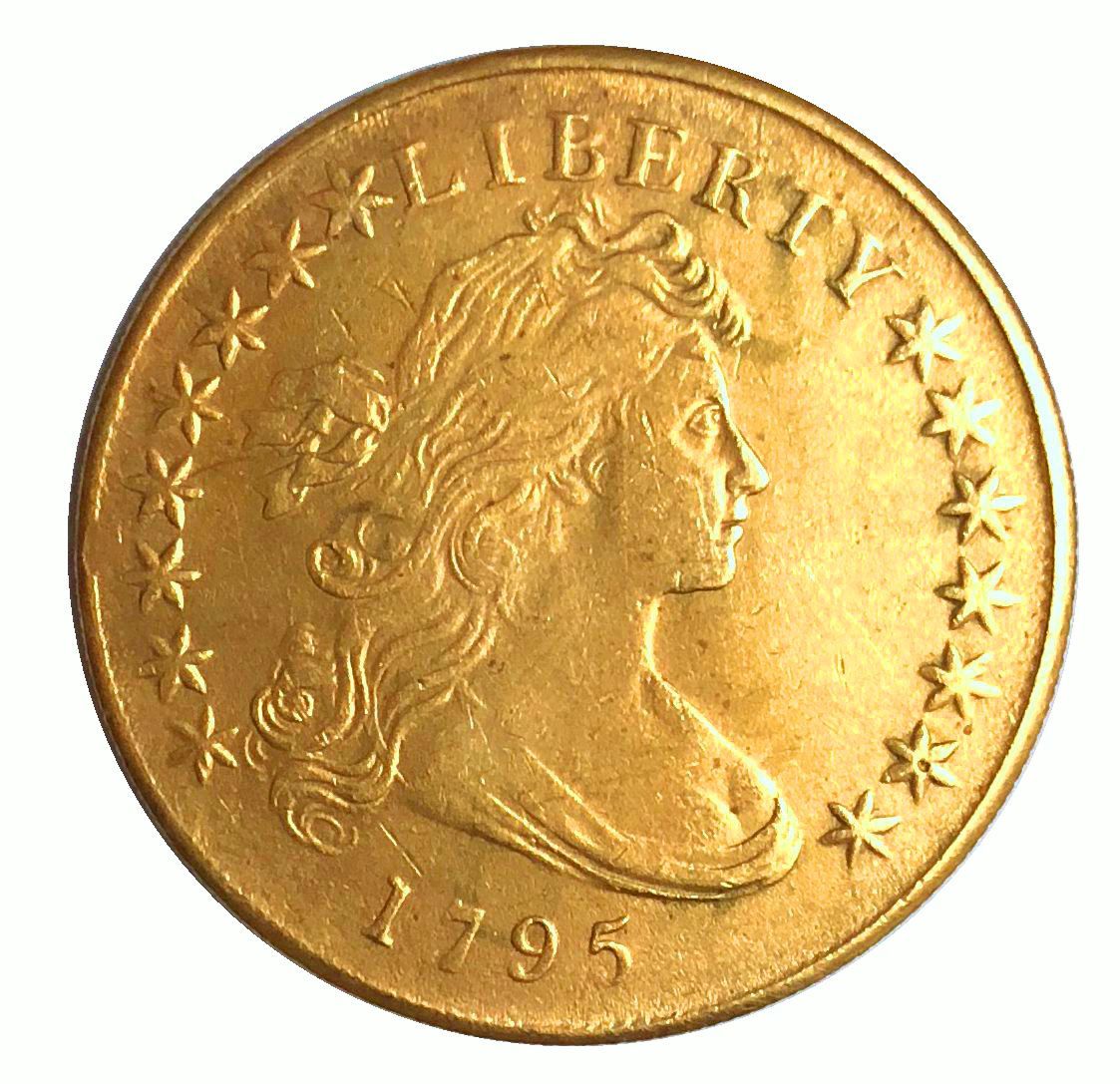 稀少！大型金貨 1795年銘 アメリカ 自由の女神像 大型金貨 金幣 硬貨