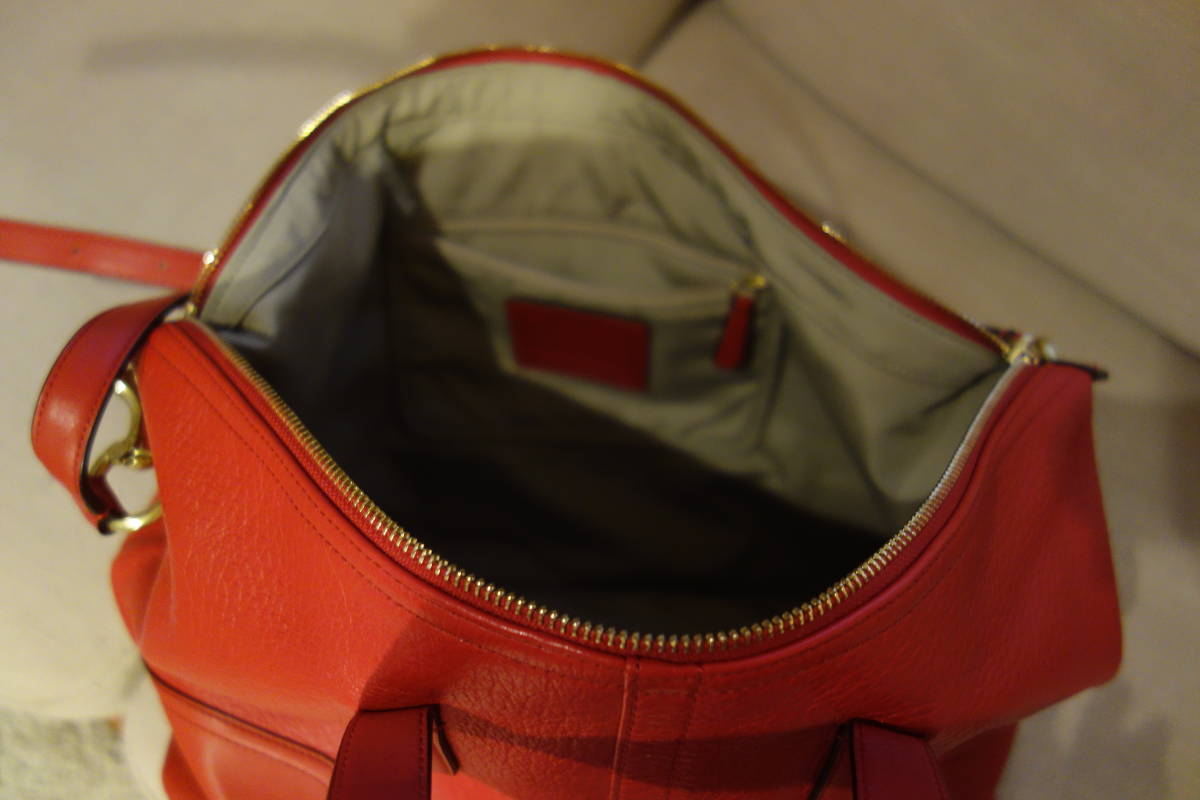 COACH＊コーチ2WAYバッグ＊赤 【公式通販】