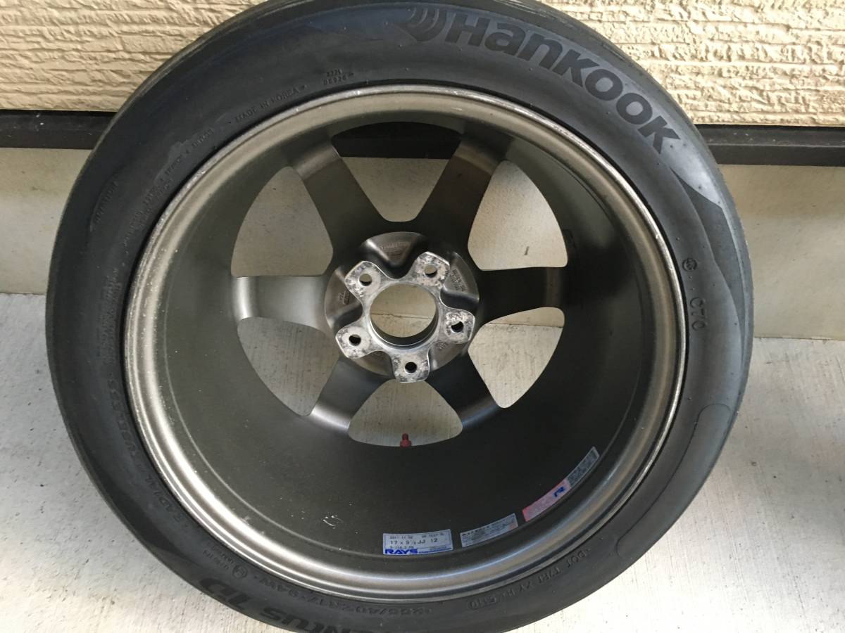 RAYS TE37 9.5J RACING VOLK 17インチ レイズ TE37SL 4本 114.3 18 