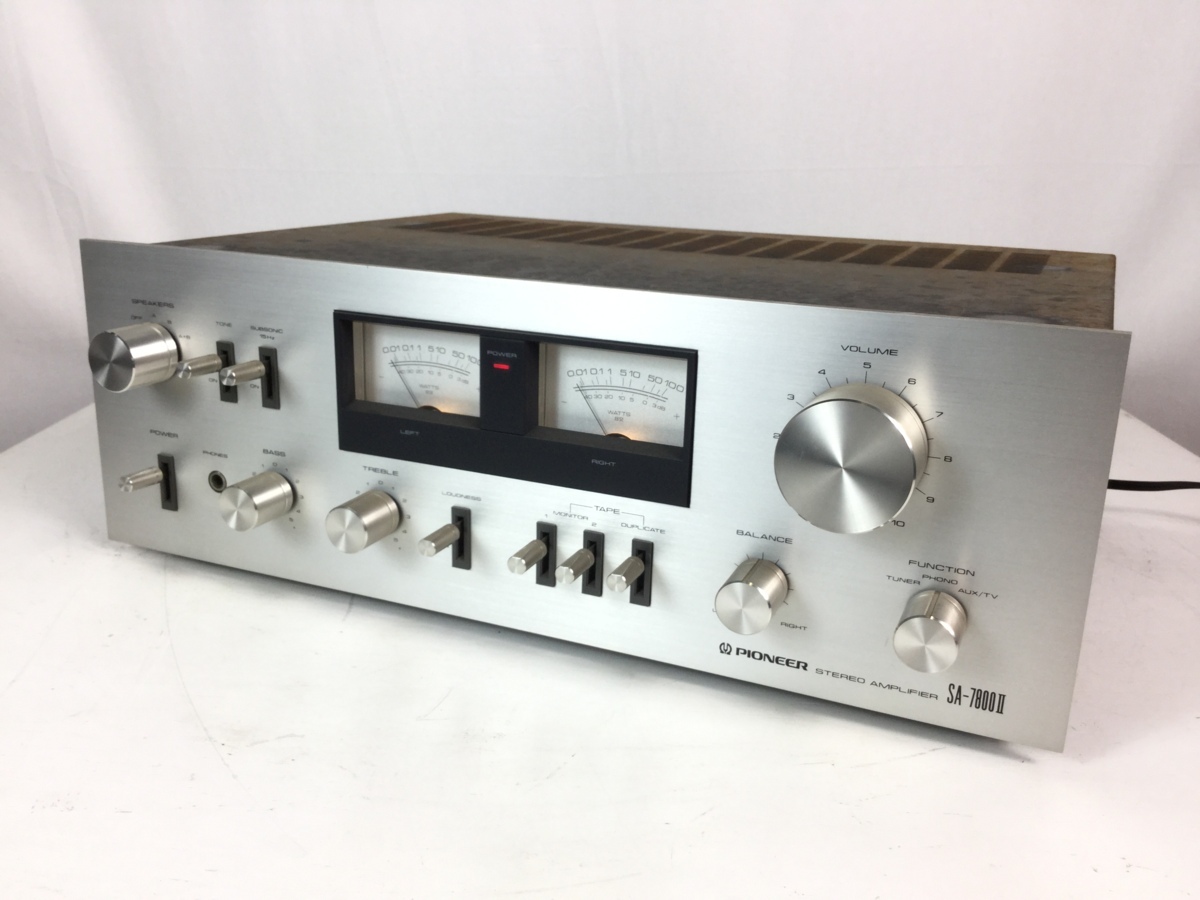 Pioneer パイオニア STEREO AMPLIFIER SA-7800Ⅱ ジャンク品 JUNK品 年代物