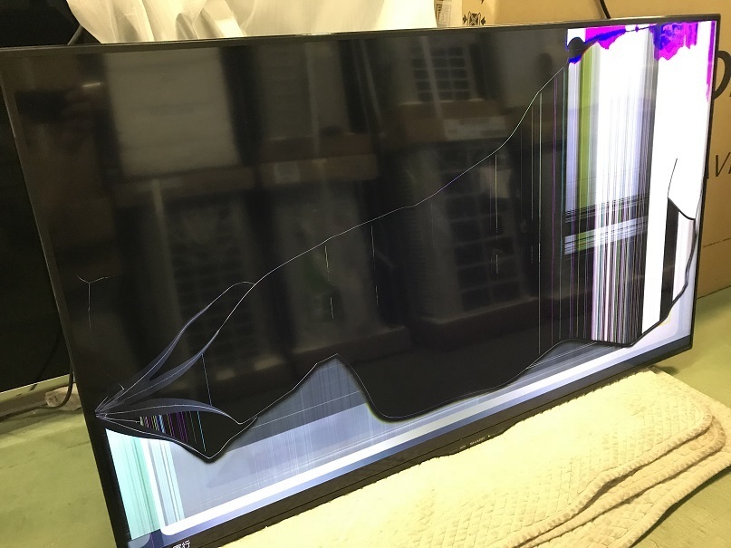 【画面割れジャンク】2016年SHARP製AQUOS液晶テレビ LC-50U40 シャープ LC-50U40 液晶テレビ AQUOS(アクオス) [50V型 /4K対応] 液晶