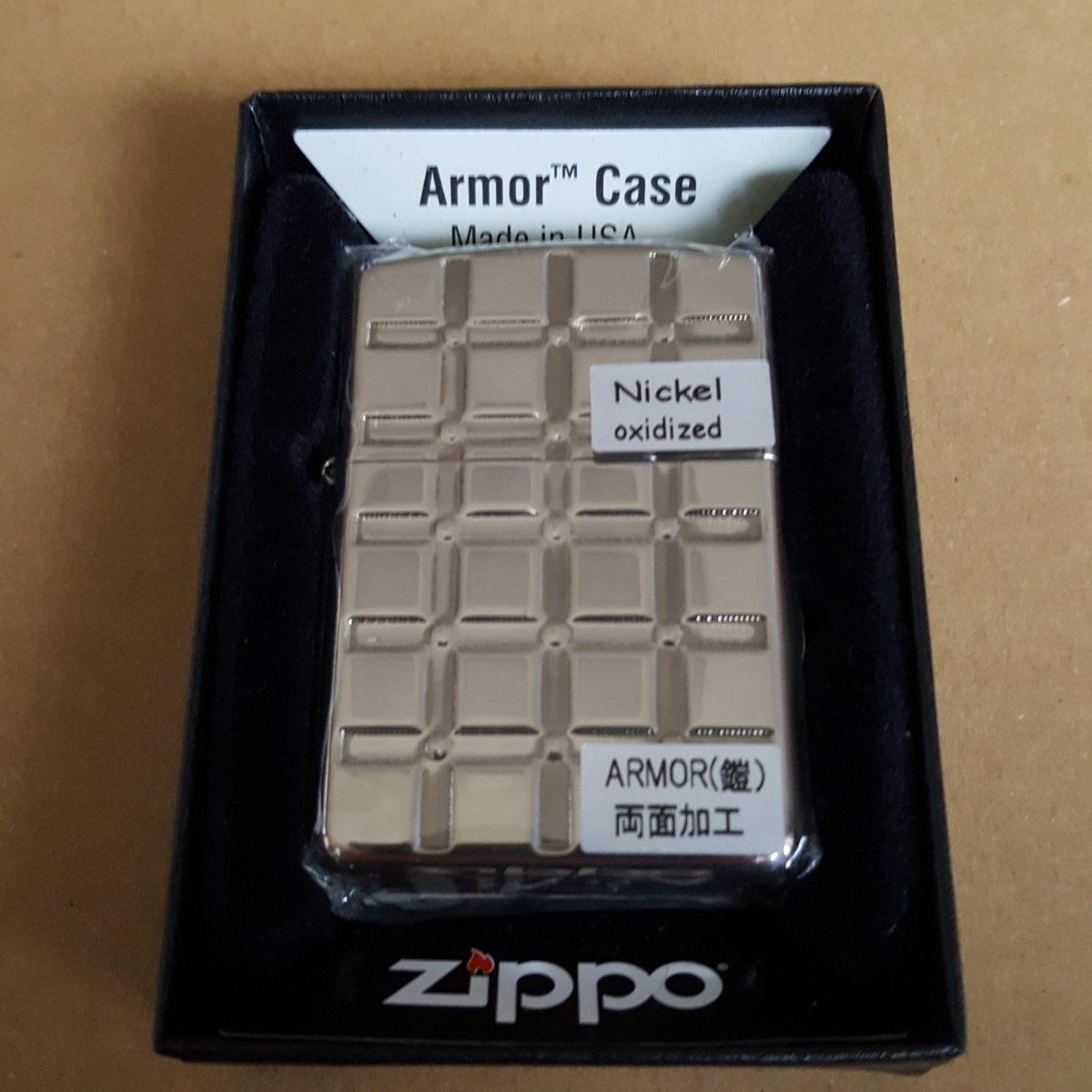  ZIPPO アーマー ラティスカットNickel oxidized(その他)｜売買されたオークション情報、yahooの商品情報をアーカイブ公開 - オークファン Zippo