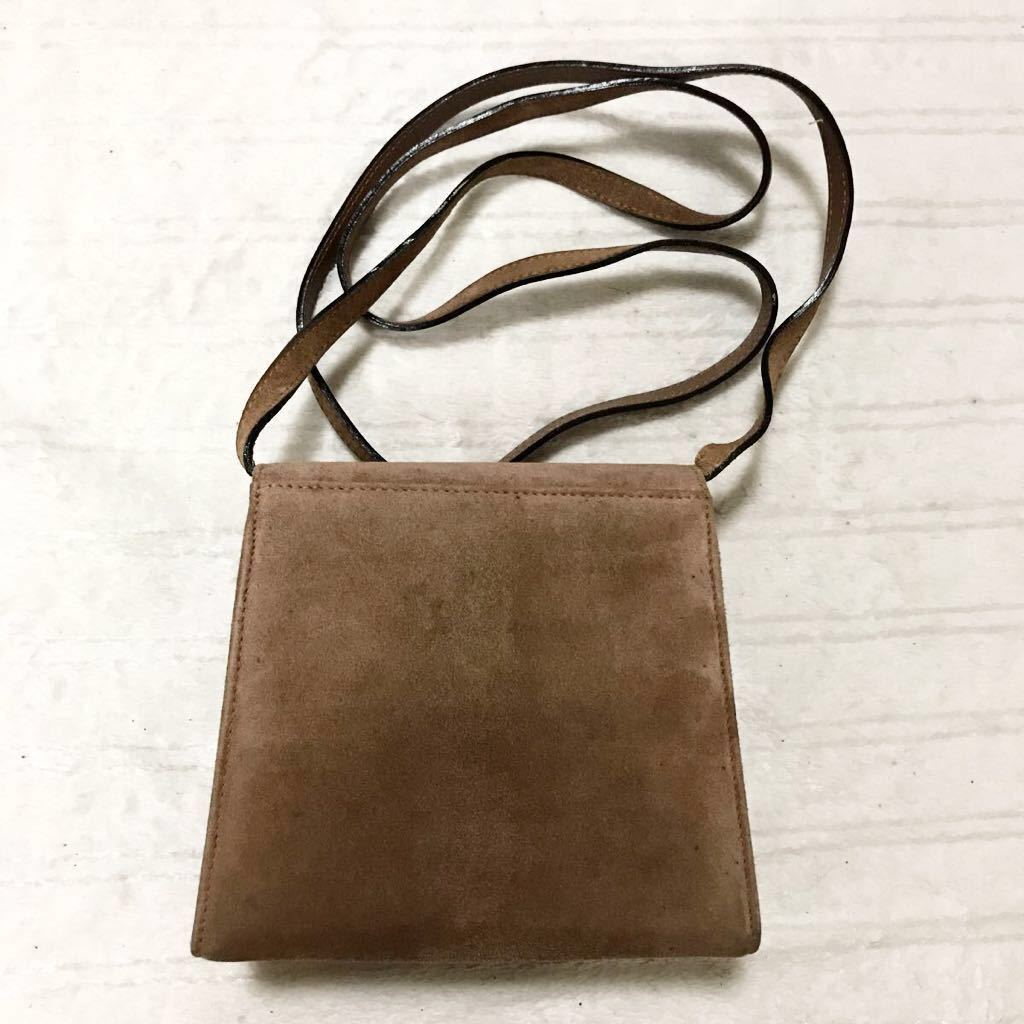 【超激レア】フェラガモ ヴィンテージ フリンジ ショルダーバッグ スエード ブラウン 正規品 Ferragamo フェラガモ Salvatore 斜め掛け (サルヴァトーレ ハンドバッグ