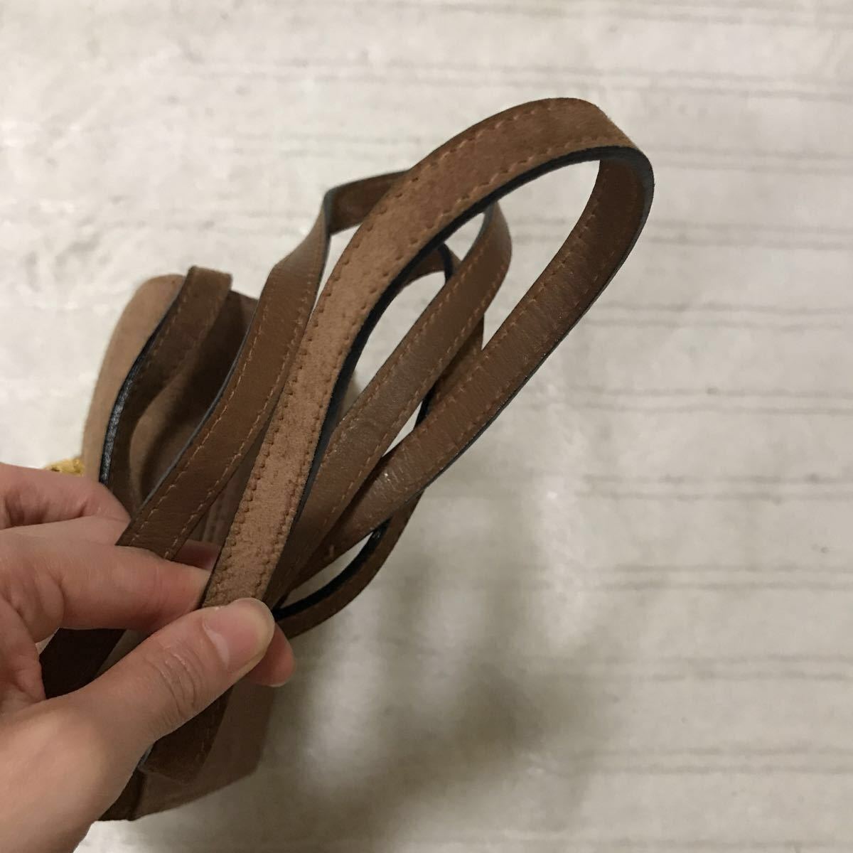 【超激レア】フェラガモ ヴィンテージ フリンジ ショルダーバッグ スエード ブラウン 正規品 Ferragamo フェラガモ Salvatore 斜め掛け (サルヴァトーレ ハンドバッグ