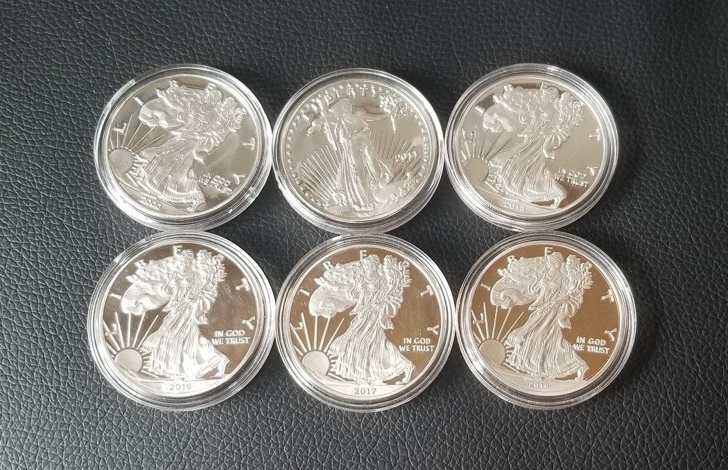 コイン メダル アメリカ イーグル 1oz 4枚 ウォーキング リバティ