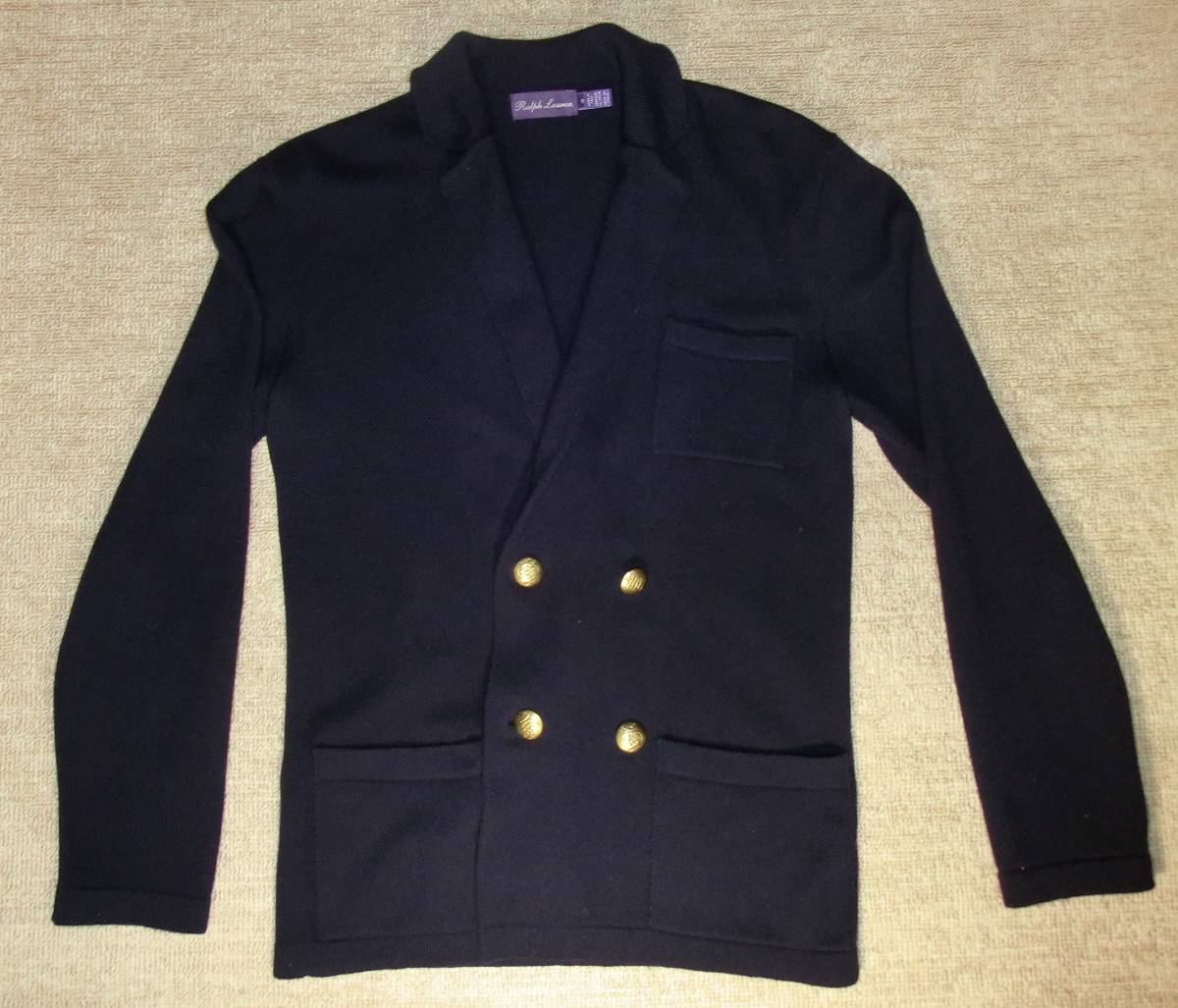 Ralph Lauren パープルレーベル カシミア ダブル ニット ジャケット 