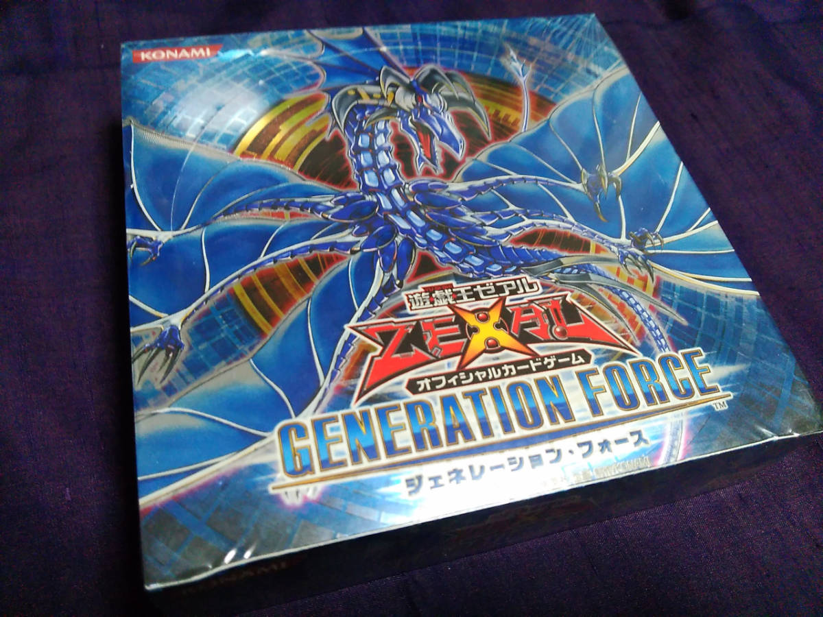 遊戯王 ジェネレーション・フォース 未開封BOX 遊戯王 ジェネレーション・フォース Generation Force 1Box 新品 未