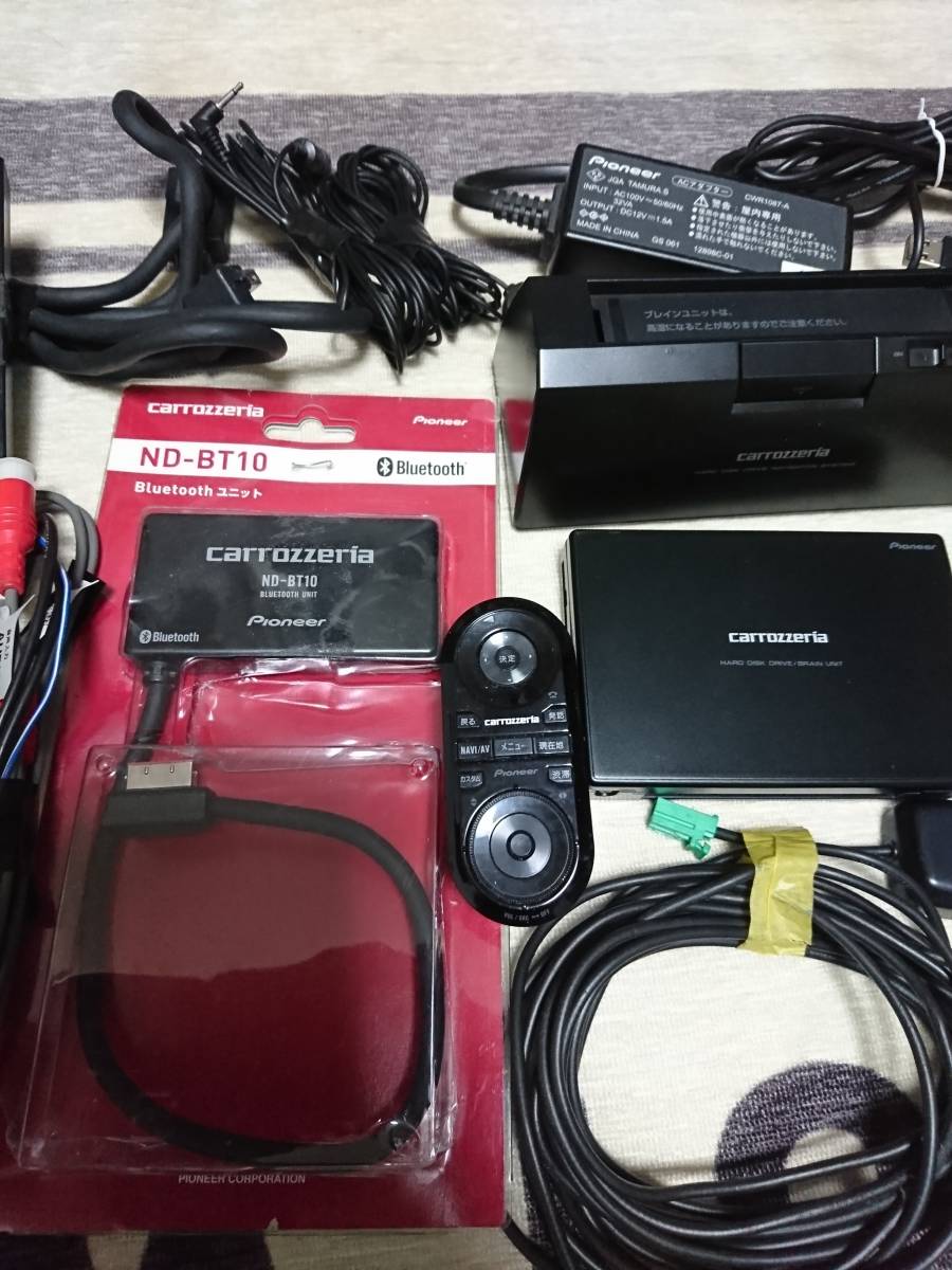 付属品あります。カロッツェリア サイバーナビ AVIC-ZH9900 HDD