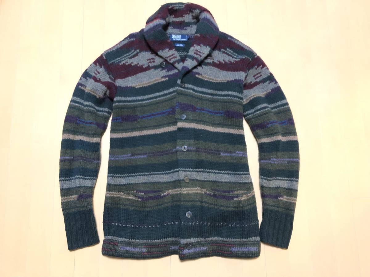 L【入手困難/激レア】雰囲気抜群◎RALPH LAUREN☆ウール100 