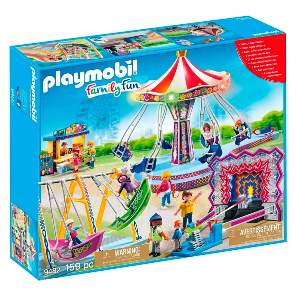 新品♪】プレイモービル9482◎大きな遊園地◎メガセット◎売店◎空中