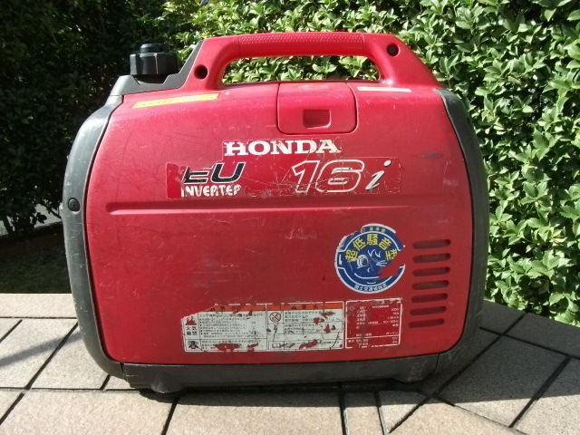 中古「 EU16i 」 ホンダ/HONDA インバータ発電機 （ 動作品）