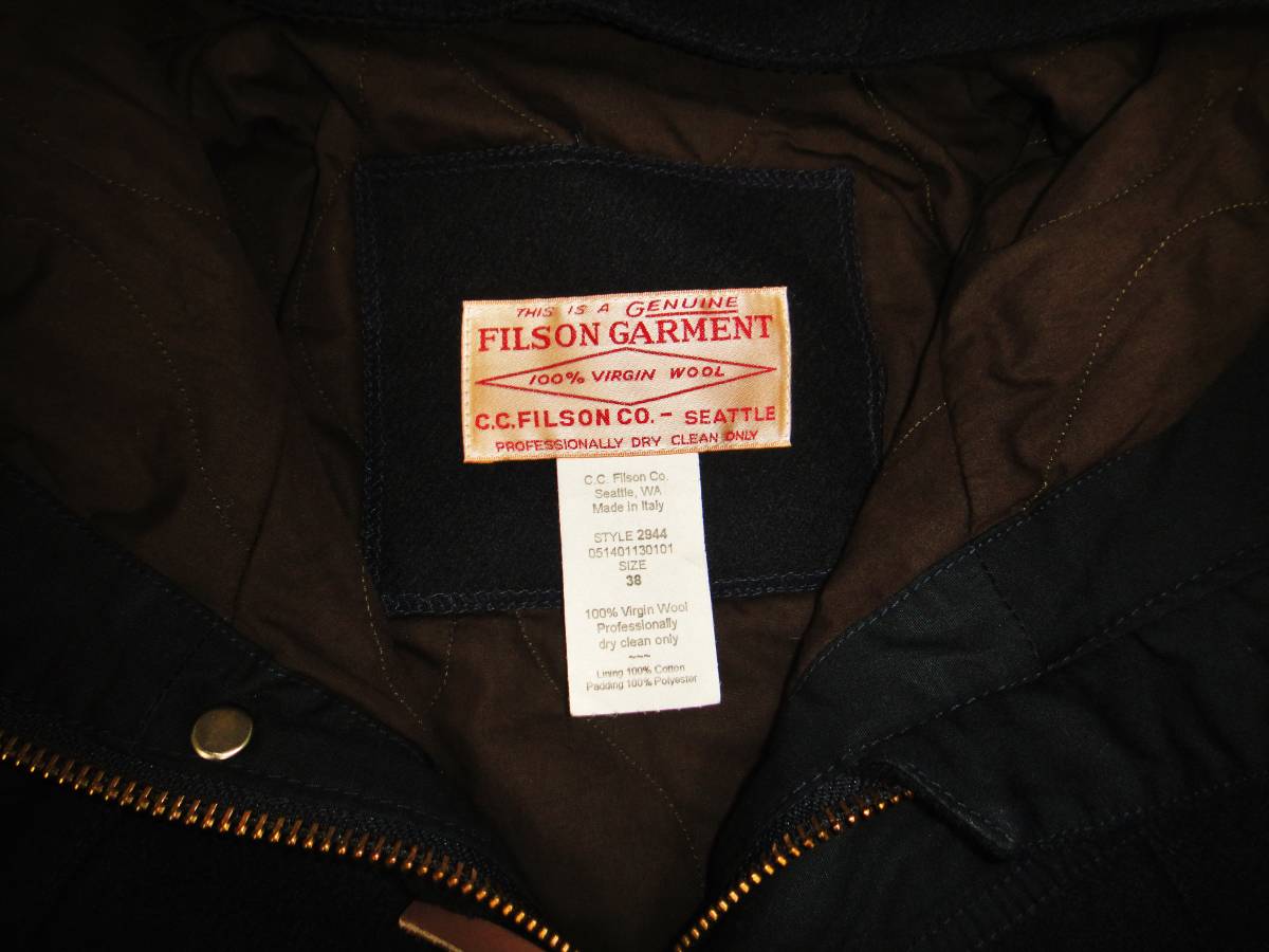 FILSON ITALY マウンテンジャケット イタリア製FILSON ITALYウール 