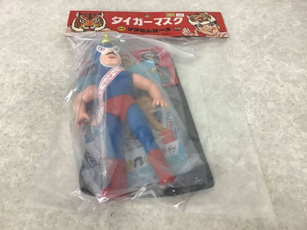 未開封 メディコム・トイ 復刻ソフビシリーズ タイガーマスク ブラック