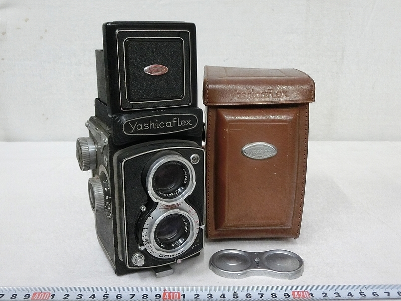 B0878 ヤシカ ヤシカフレックス 二眼レフカメラ ケース YASHICA