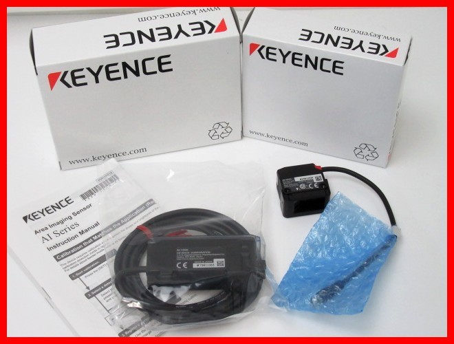 ☆1円 未使用 KEYENCE/キーエンス 面光電センサ AI-1000+AI-H160/AI-H用アンプ ケーブルタイプ/アンプ分離型センサヘッド160mm＃05761009_1