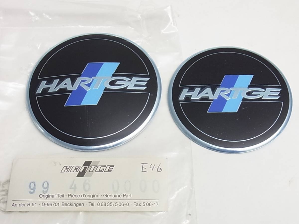 BMW HARTGE ボンネットリアエンブレムセット！X3！ C-21 