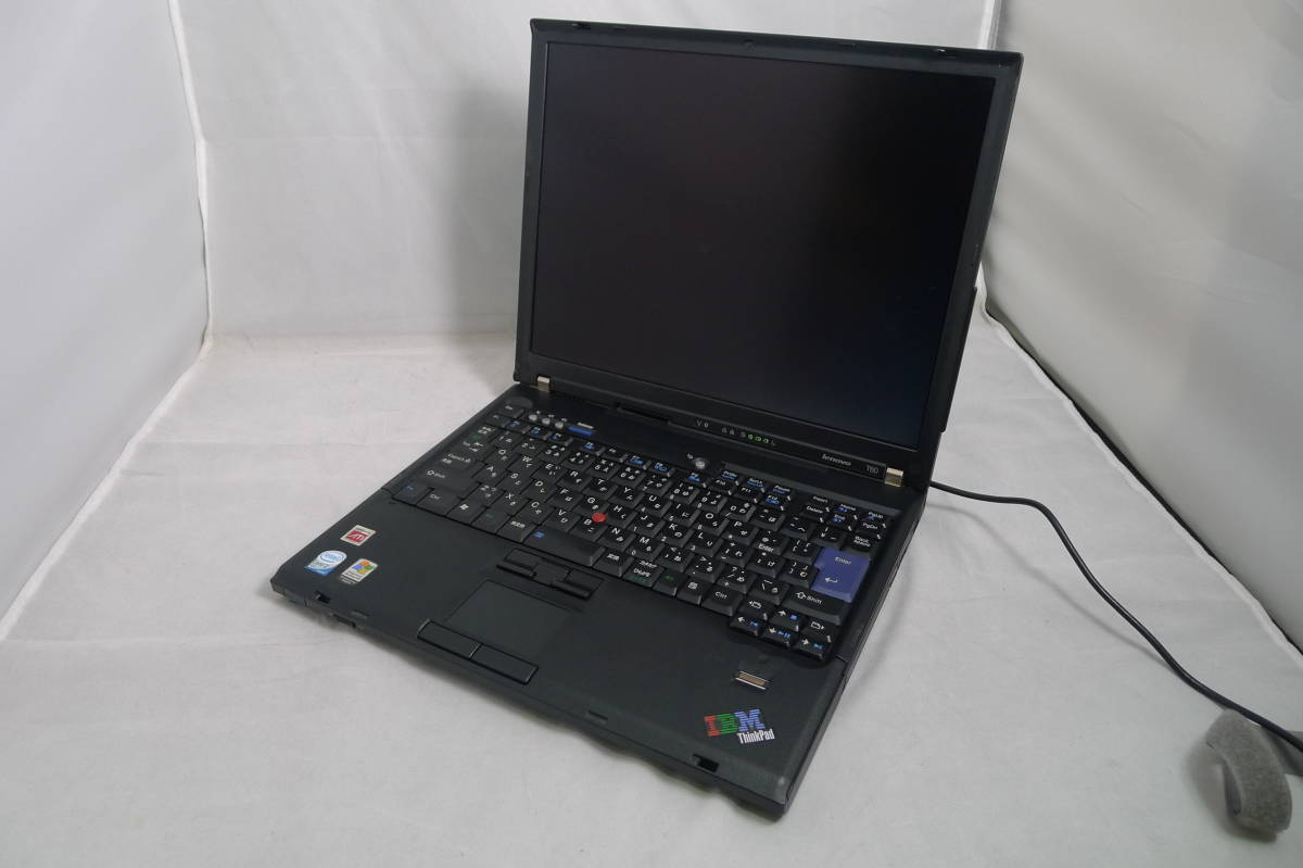 T60 ThinkPad IBM - WinXPPro起動 Lenovo 2台セット ノートPC X40 