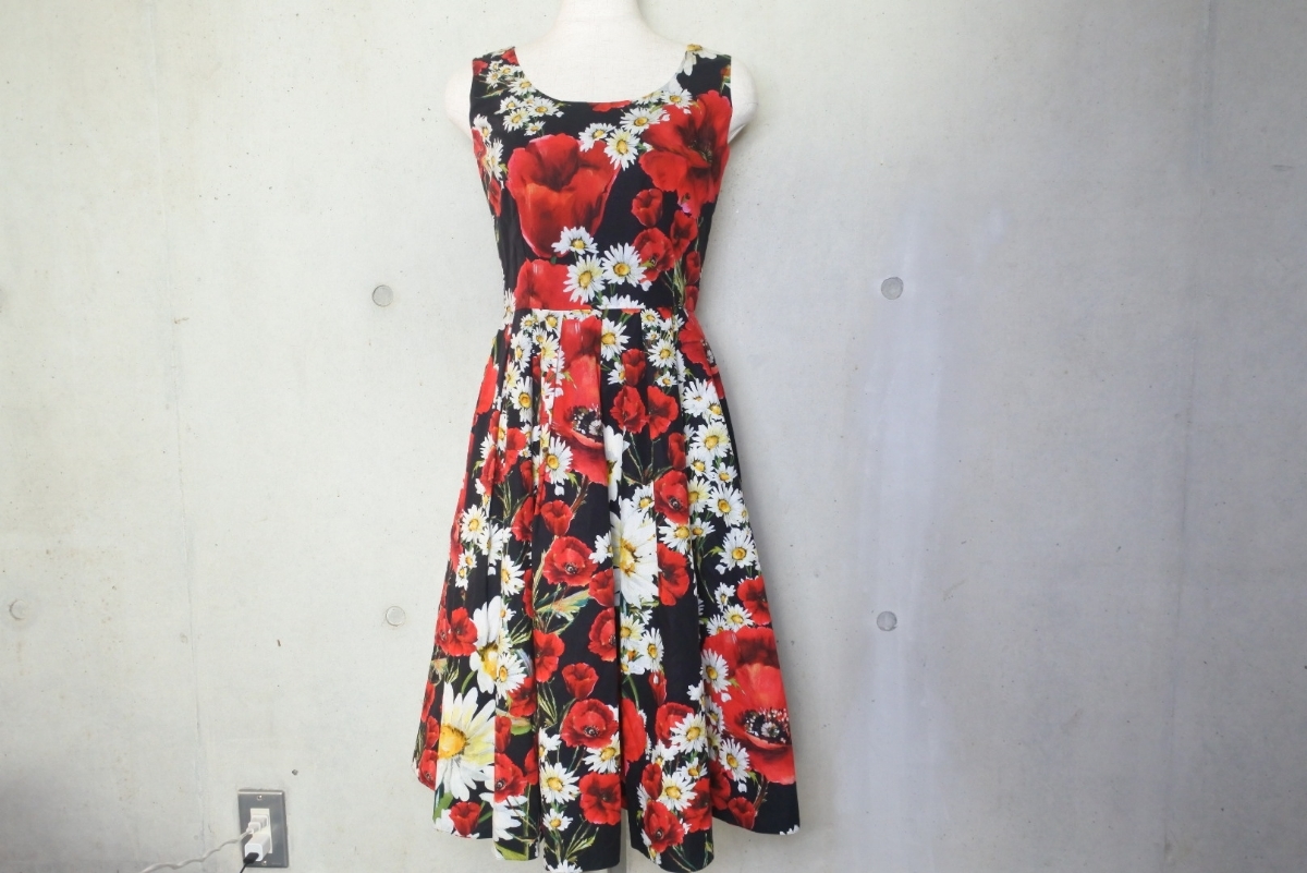 DOLCE & GABBANA ドルチェ＆ガッパーナ ワンピース 38 レディース 花柄 