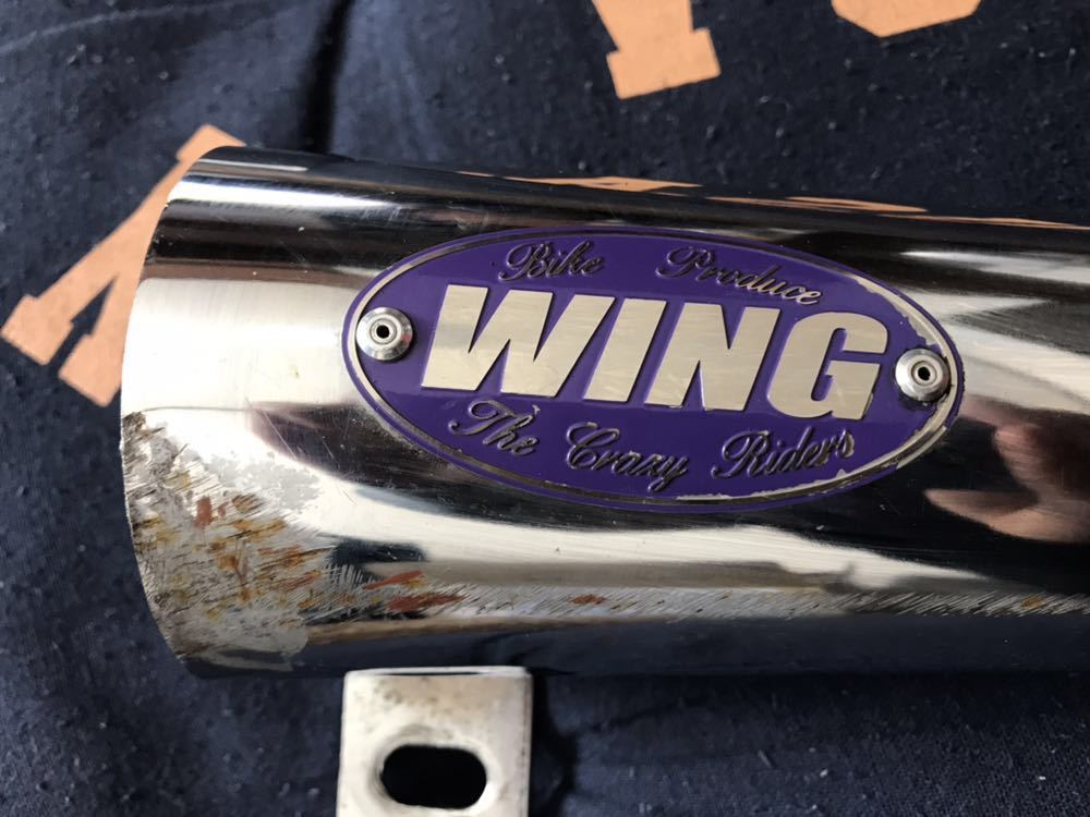 GS400用 ウィング管 ウイング管 WING管 GSX400E ゴキ ザリ 使用可能
