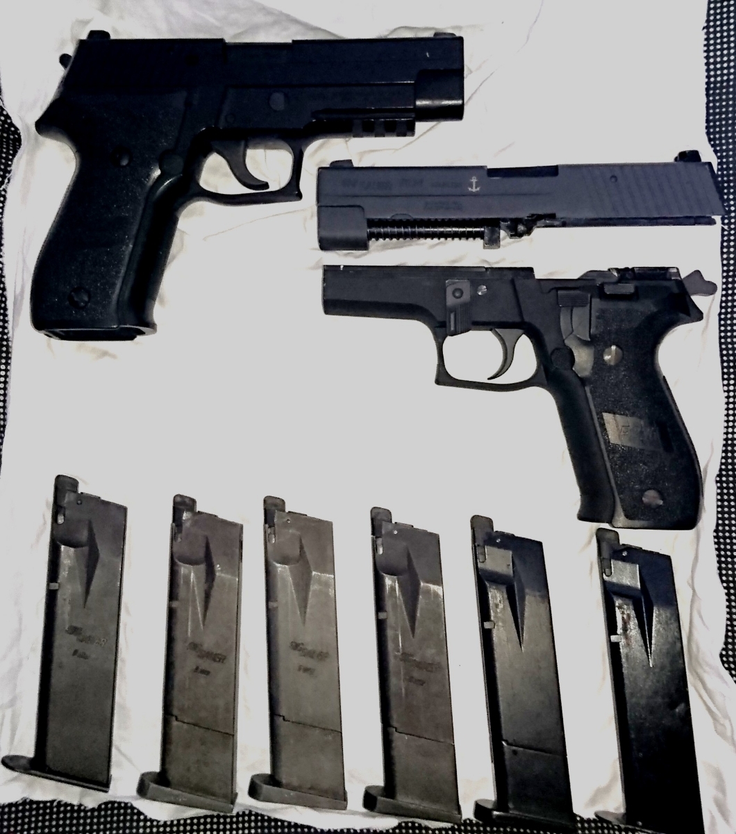 WE Mk24 SIG P226 刻印有 レイル無し パーツ マルイ P226 RAIL 予備
