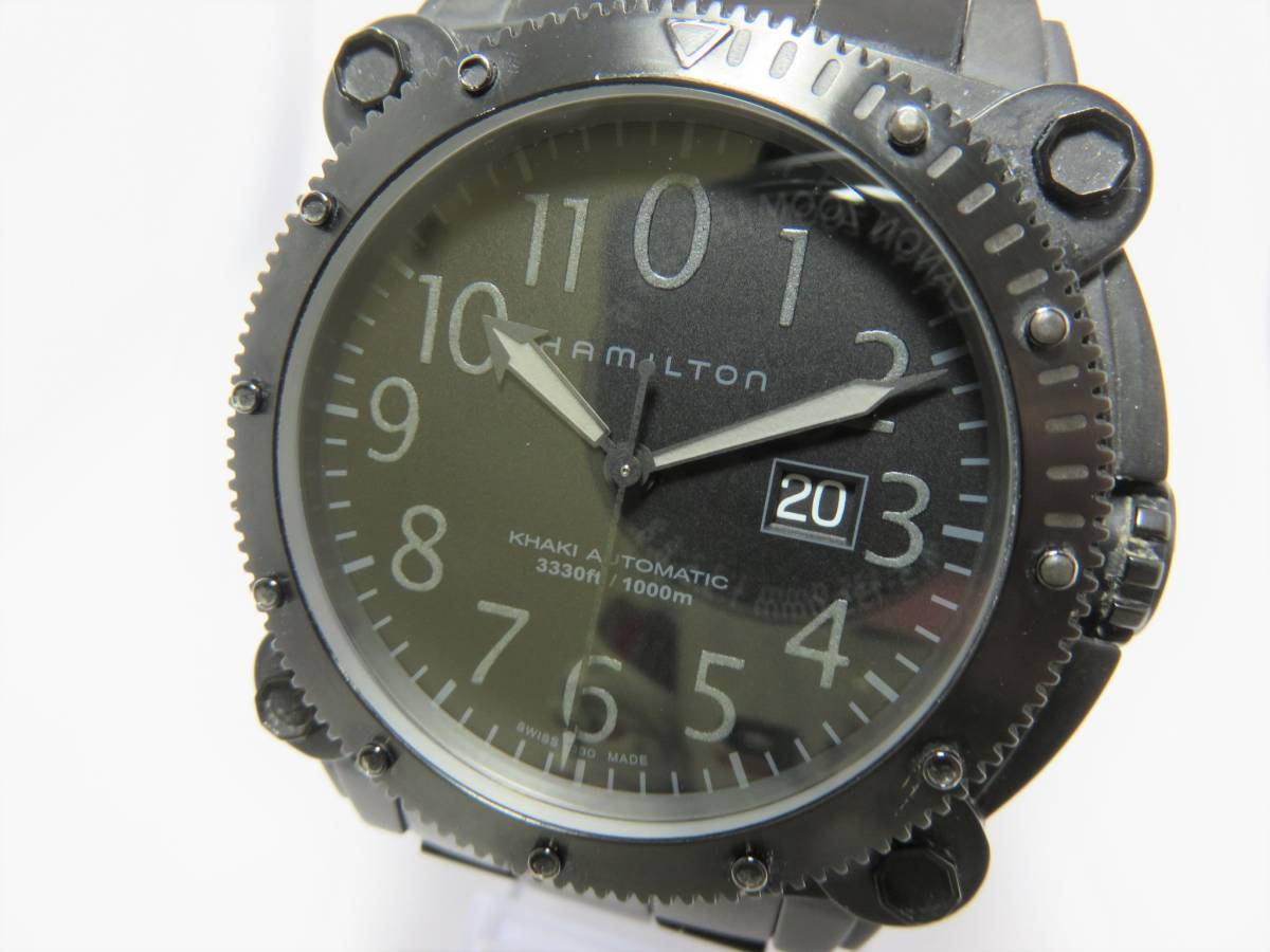 ビロウゼロ ハミルトン H785850 カーキ 自動巻 Hamilton カーキ 