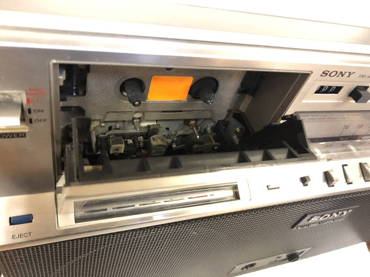SONY AM/FM/カセット ラジカセ CFS-F5 ジャンク品です。 【公式通販】