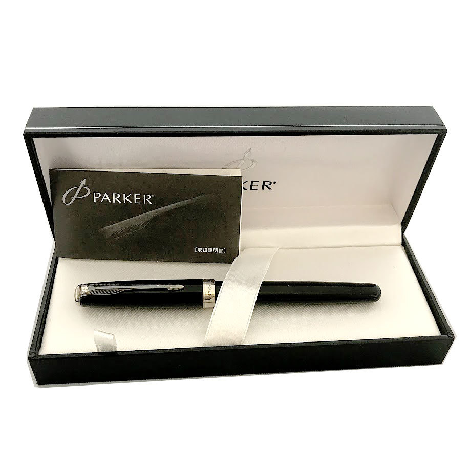 ☆筆記具☆ #26148 MONTBLANC モンブラン 万年筆 シルバー色 ペン先585