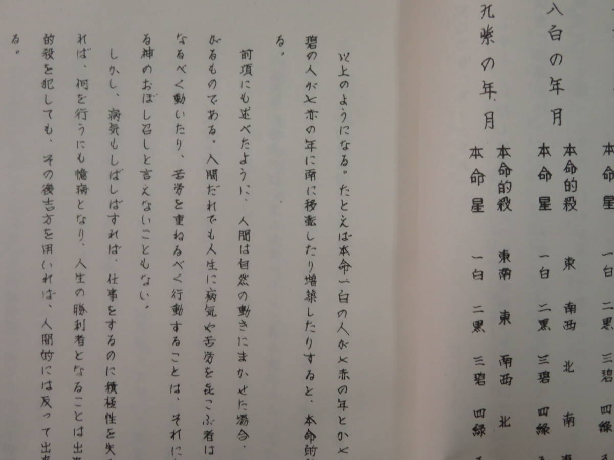 気学占い方入門 占い【奥義伝書◇気学密義 七大凶殺