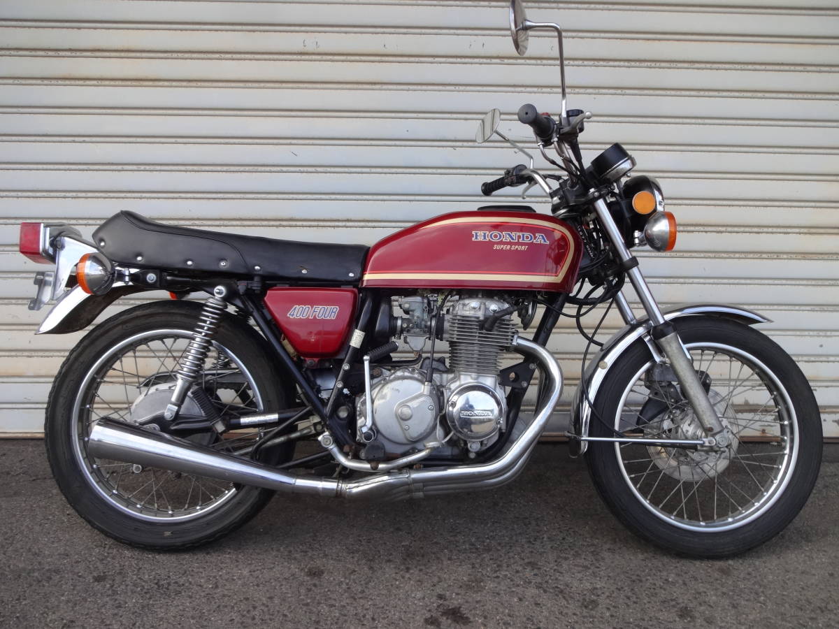 爆買い，得価 CB400F 408cc 77年式 通関証付程度良好車 倉庫整理(251cc-400cc)｜売買されたオークション情報、yahooの商品情報をアーカイブ公開 - オークファン 251cc-400cc