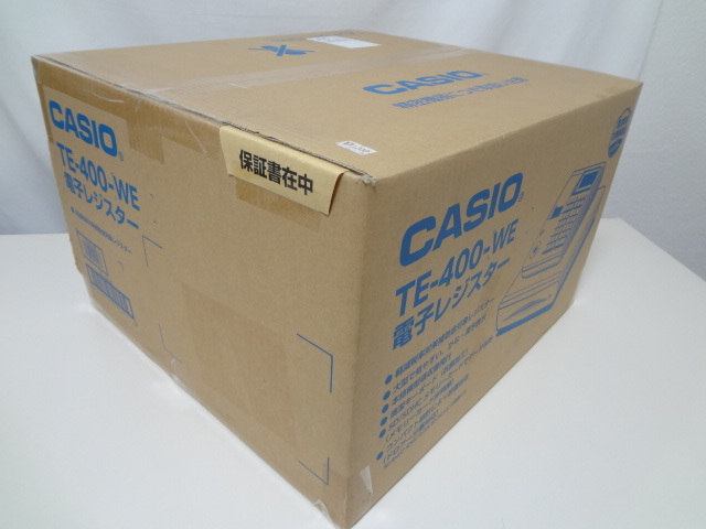 期間限定特典付 ☆【未使用/未開梱】 カシオ CASIO TE-400-WE