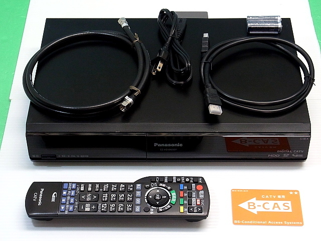 完動品 TZ-HDW 600P 内蔵HD 同時W録画 可能◎付属B-CASカ-ドで地デジBS OK ! C-CAS不要！◎接続は付属品でOKです◎確実 設定書付 DLNA OK_1