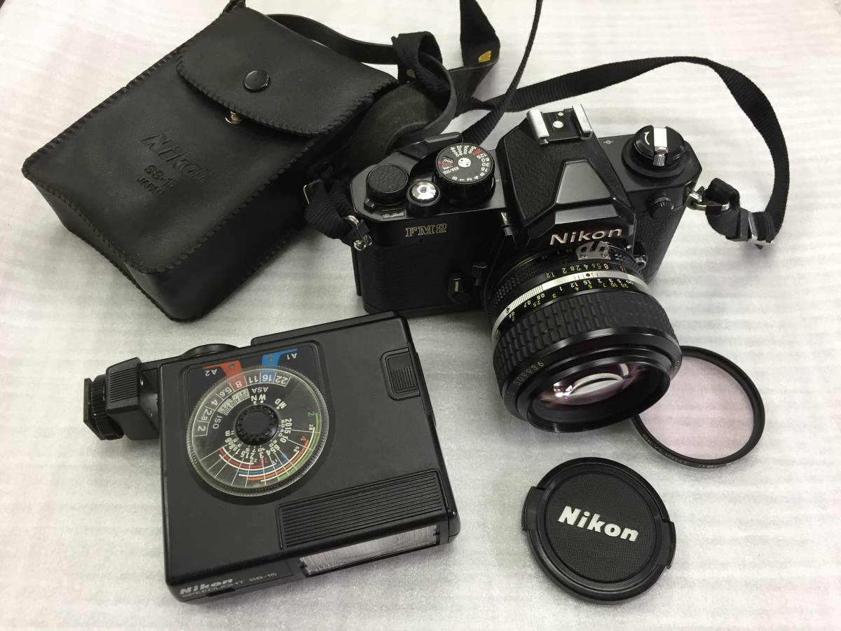 【ジャンク】Nikon フィルム一眼レフカメラ Nikkor 50mmレンズ付き Nikon ニコン ZOOM-NIKKOR 28-50mm 1:3.5 カメラ レンズ ジャンク