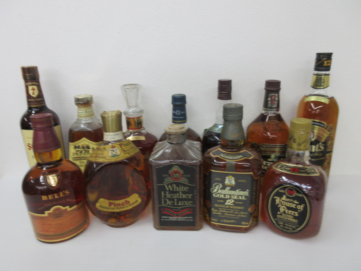 【古酒セット】Ballantine's 他スコッチウイスキー 5本 1円スタート♪ 古酒 スコッチ12本セット （グランツ、バランタイン