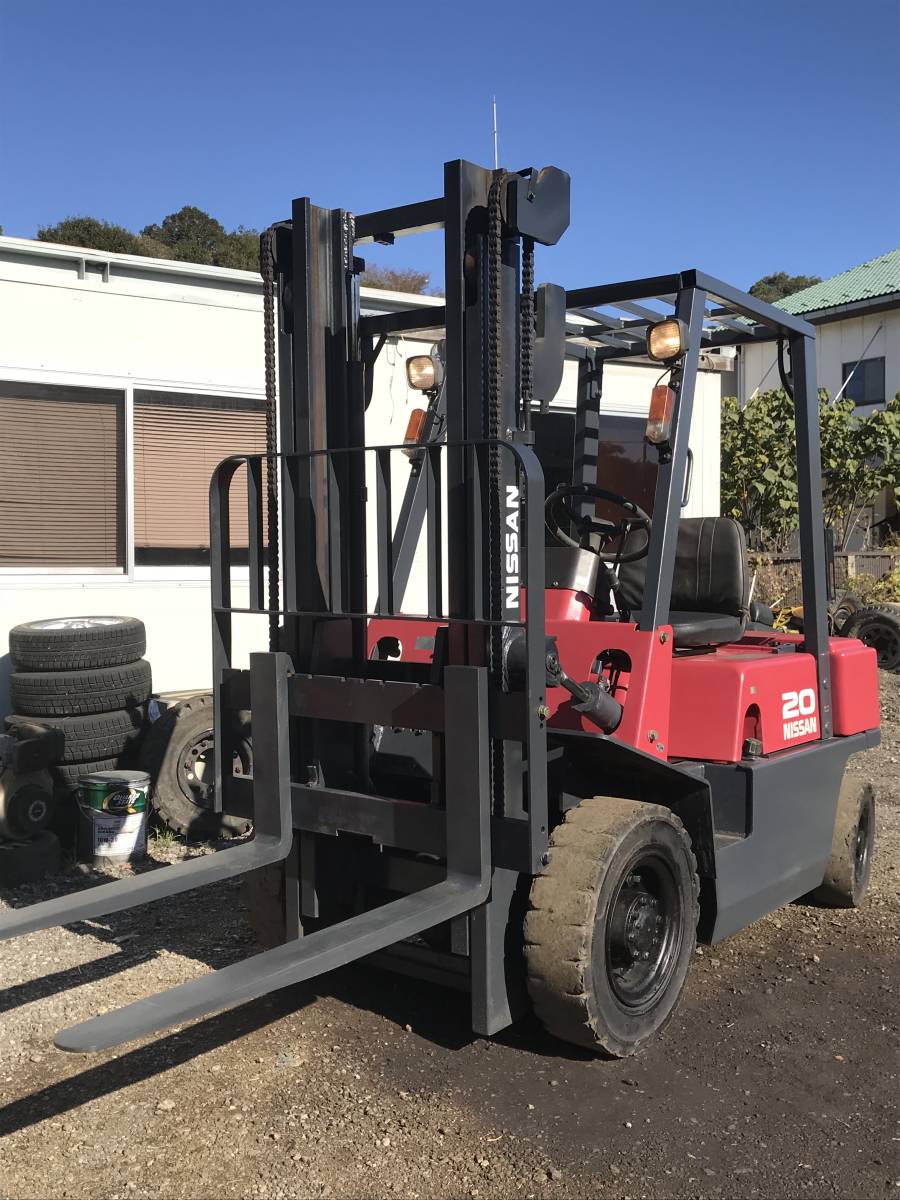 数量限定，安い 日産フォークリフト 2トン PJ02(建設機械、重機)｜売買されたオークション情報、yahooの商品情報をアーカイブ公開 - オークファン 建設機械、重機
