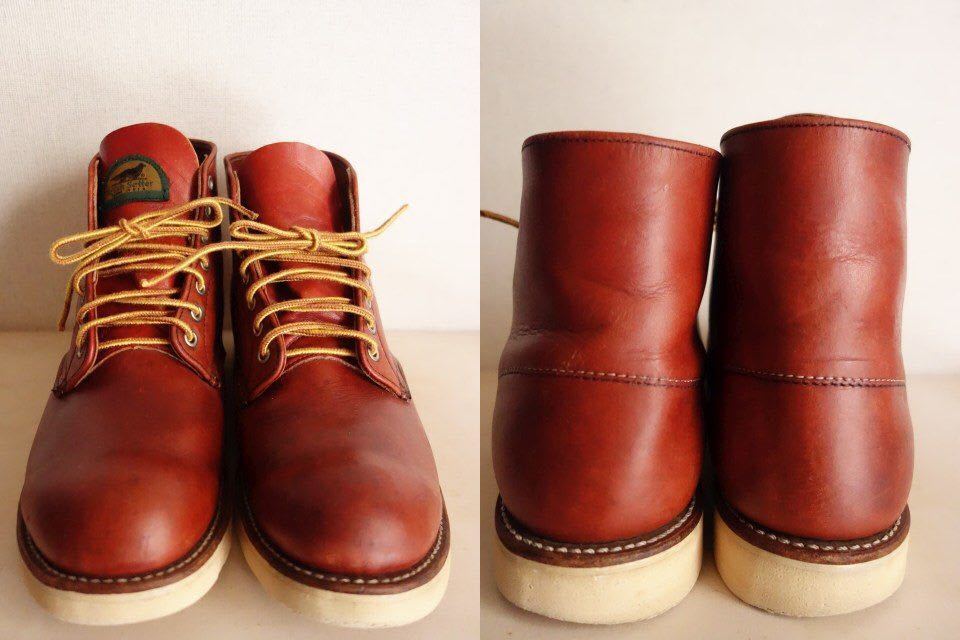 レア☆90年代 後期REDWING レッドウイング 半円犬タグ 8166