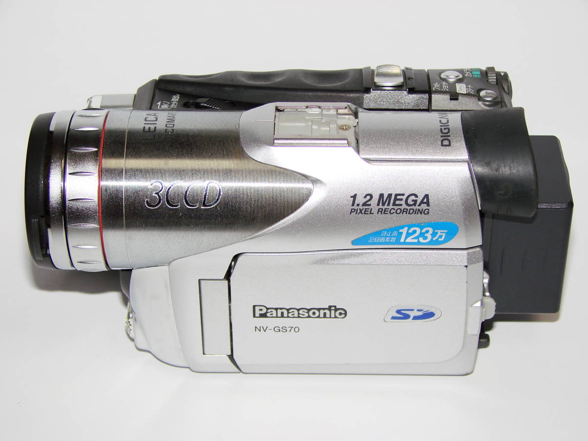 Panasonic NV-GS70 - NV-GS70K-S 動作品 MiniDVビデオカメラ メルカリ