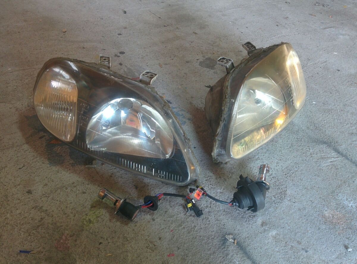シビックタイプR EK9ヘッドライト左右_1