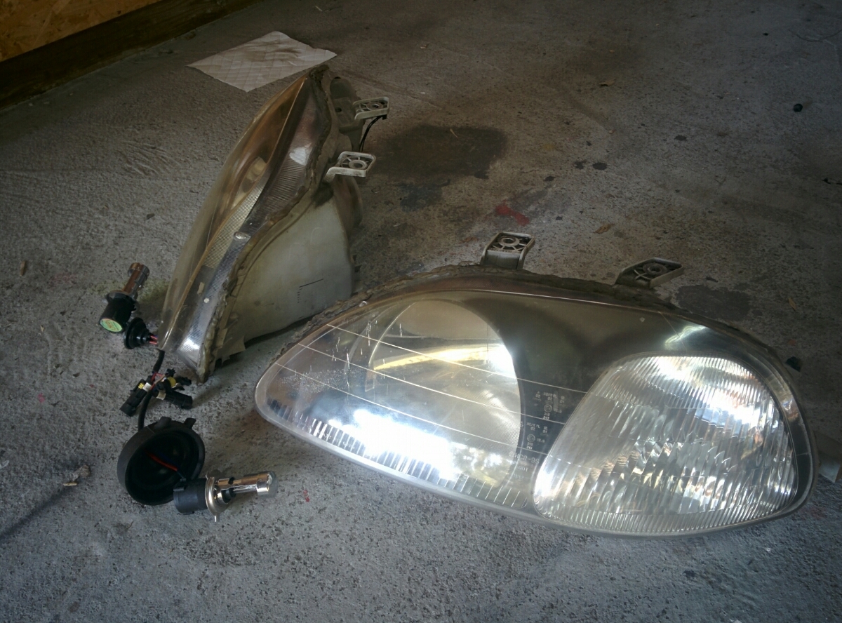 シビックタイプR EK9ヘッドライト左右_2