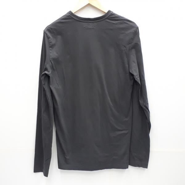 c*.様 フセイン・チャラヤン重ね着風 長袖トップス グレー/チェック40小さめ Hussein 長袖 Chalayan Layered T-shirt レイヤードTシャツ フセイン