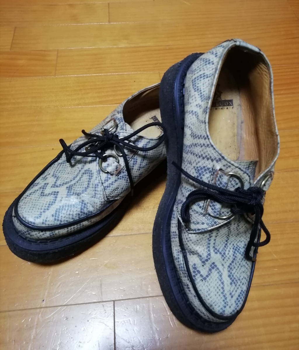 GEORGE COX 0 ラバーソール 赤ハラコ ラバーソールシューズ 1 美品 