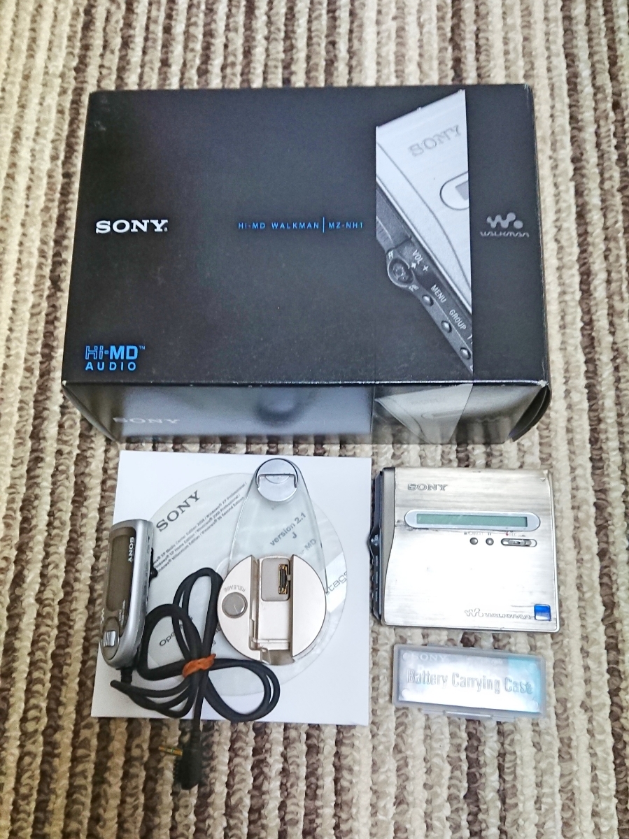 SONY ソニー Hi-MD ウォークマン MZ-NH1 再生可能 録音未確認 ジャンク