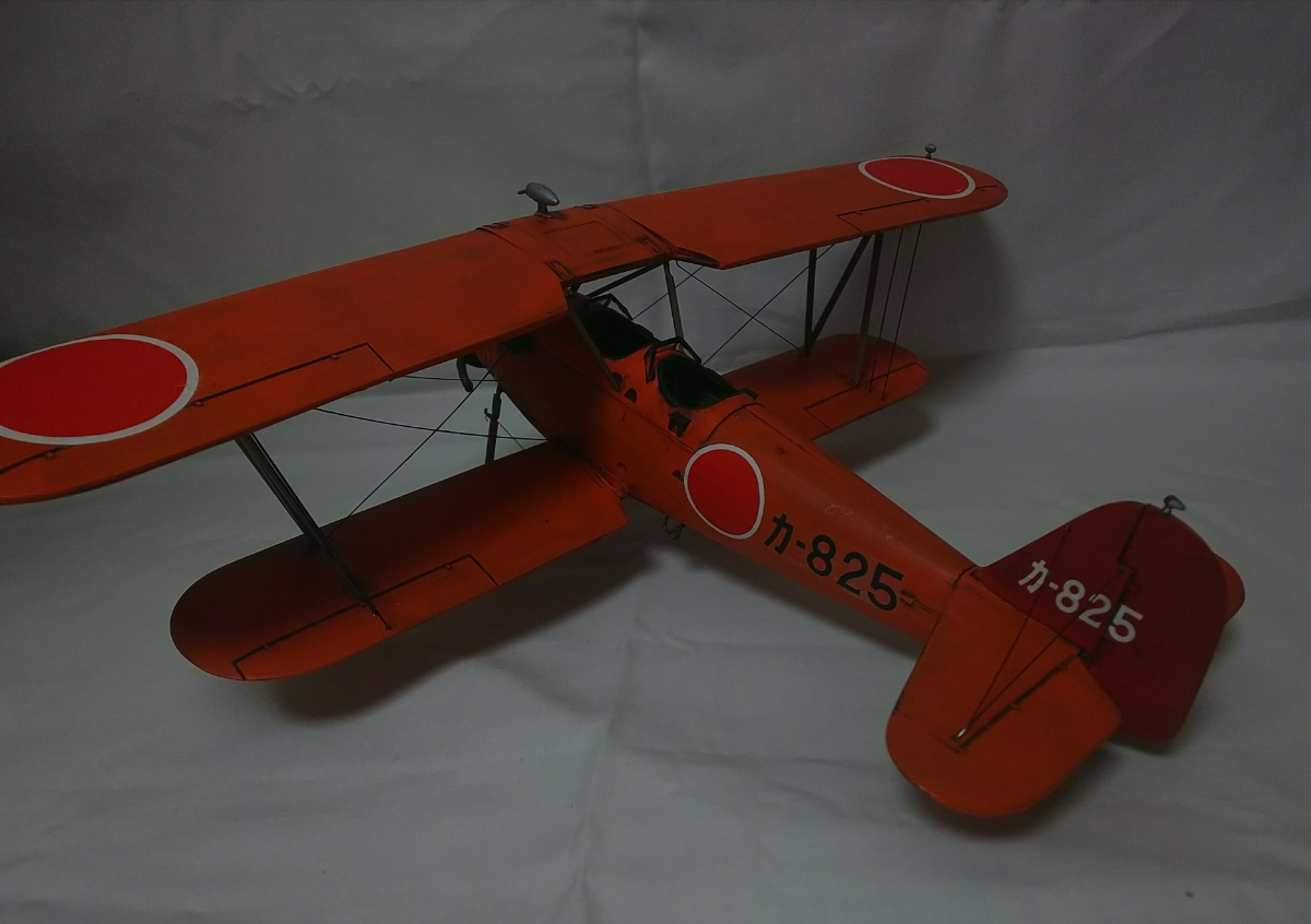 海軍九三式中間練習機 赤とんぼ 1/32 塗装済み完成品。 童友社 【公式