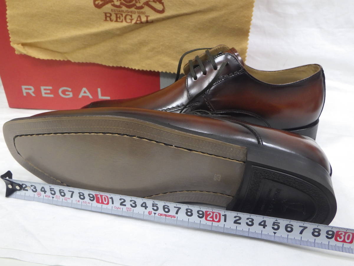 REGAL リーガル　ストレートチップ ビジネスシューズ ブラック 24.5cm △▽#7426/7361【未使用品】REGAL リーガル 紳士靴 14BR BA 25.0cm
