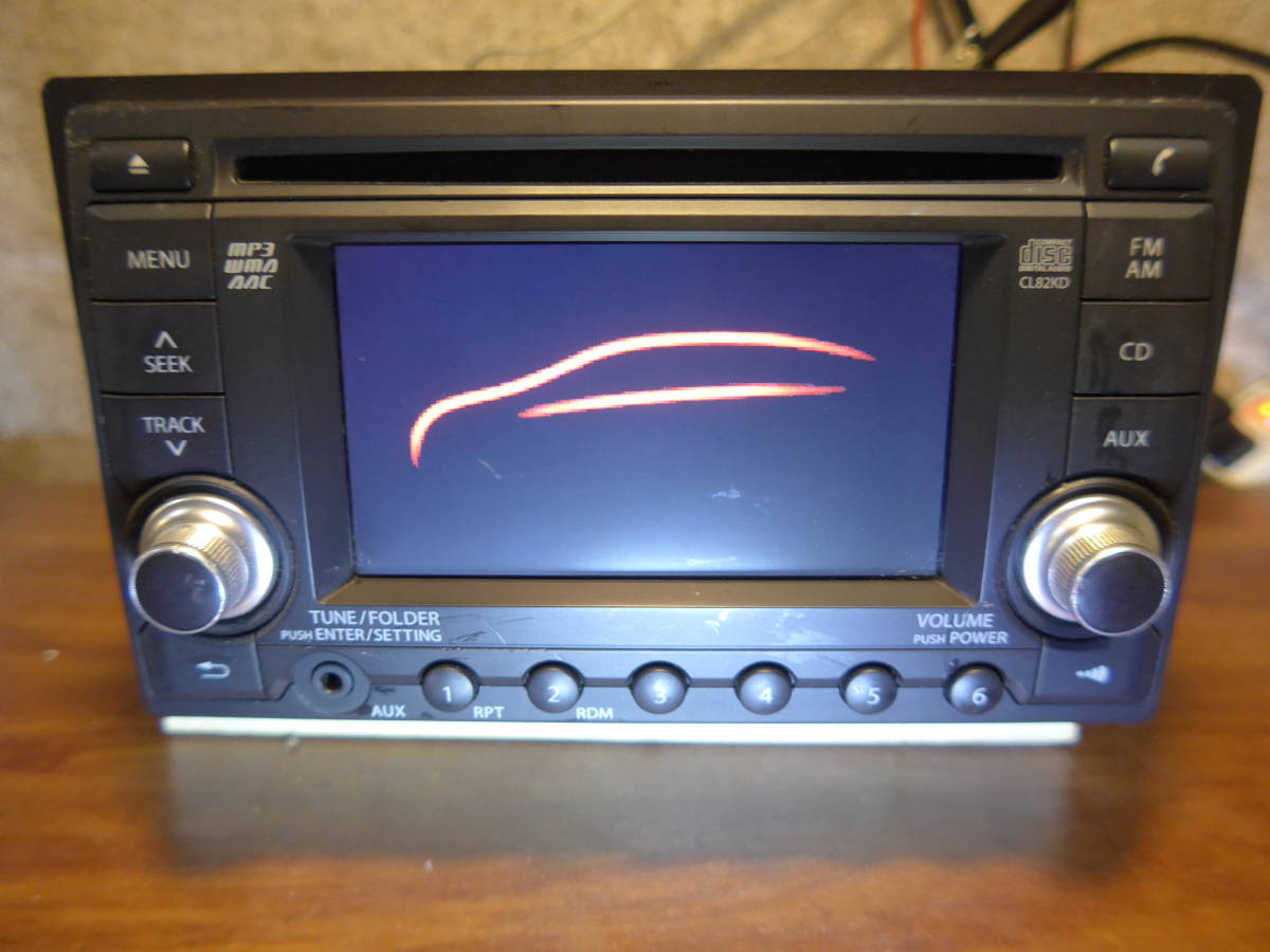 未使用！1DIN □スズキ 純正OP ケンウッド U330BTHS CDデッキ USB AUX