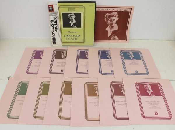 東芝EMI株式会社 レコード 「ジョコンダ・デ・ヴィートの芸術」「The
