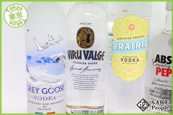 ●注目! ウォッカ6本セットアブソリュート ペッパー 750ml グレイ グース 700ml プレーリー ウォッカ 750ml 等 FA